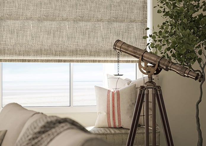 Foxford, Cheviot - Motorised Roman Blind - Image 5